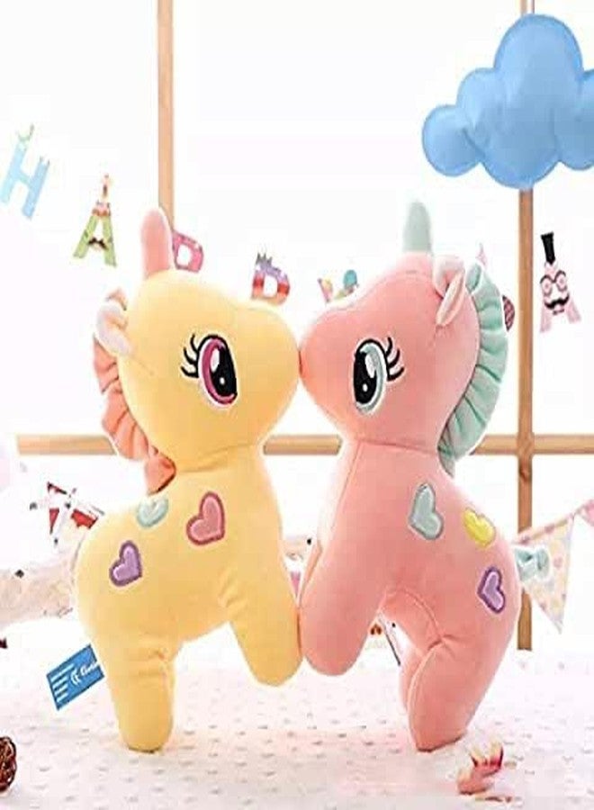Future Shop Kids Edition Unicorn Soft Toy Stuffed Pack of 2 (Multicolour) - Image 1